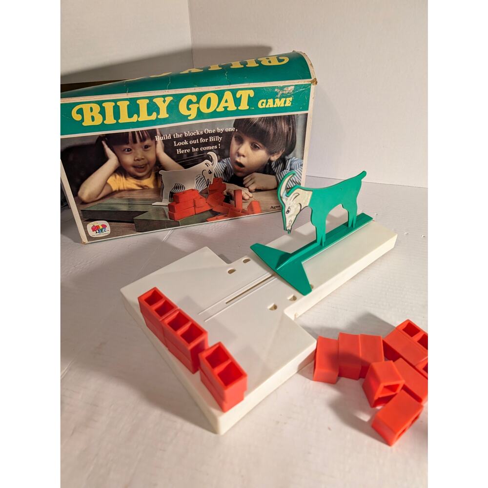 Rare Vtg 1973 Billy Goat Game Cootie Co. Schaper Manuf. Complete